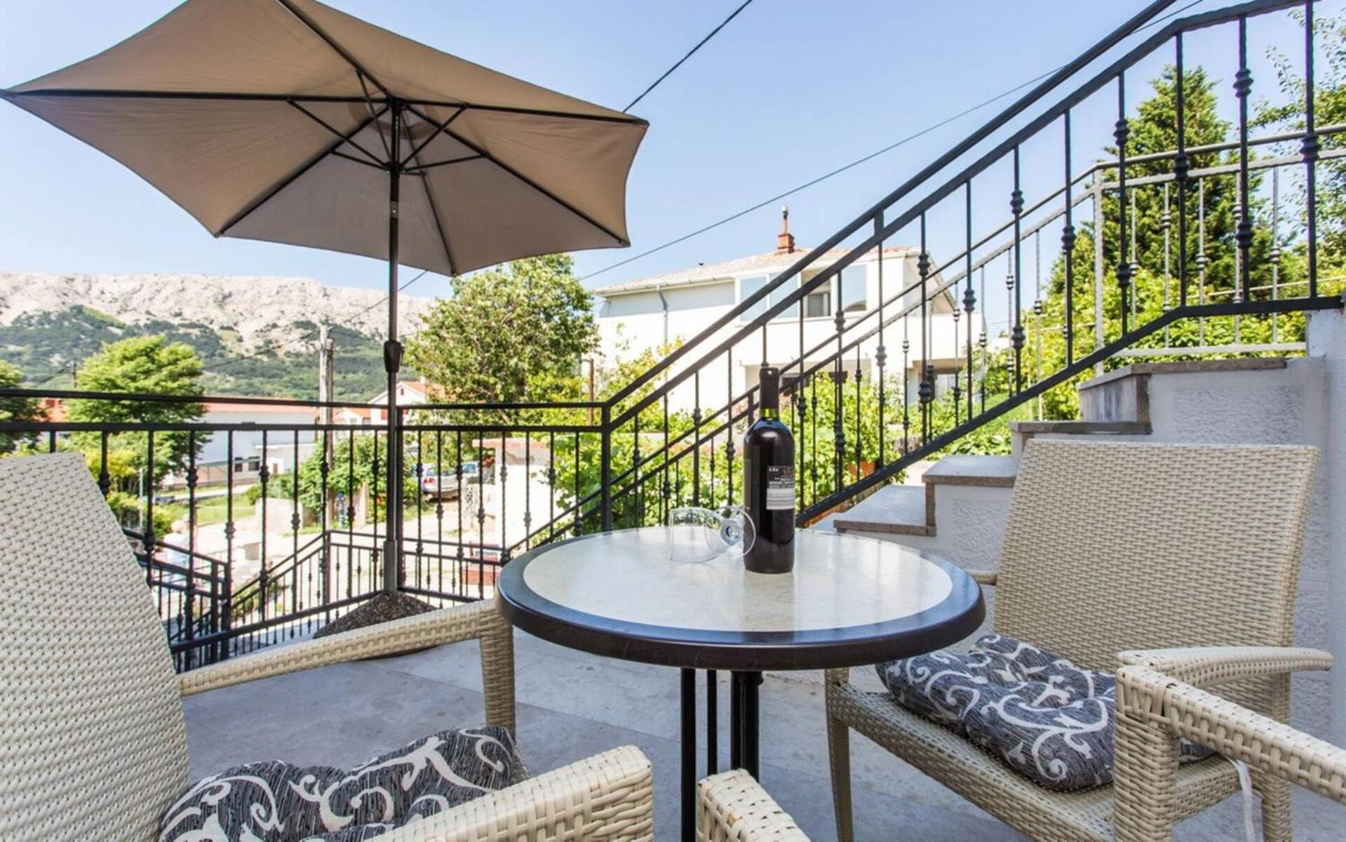 Apartments Bernardeta 1 Baška Eksteriør billede