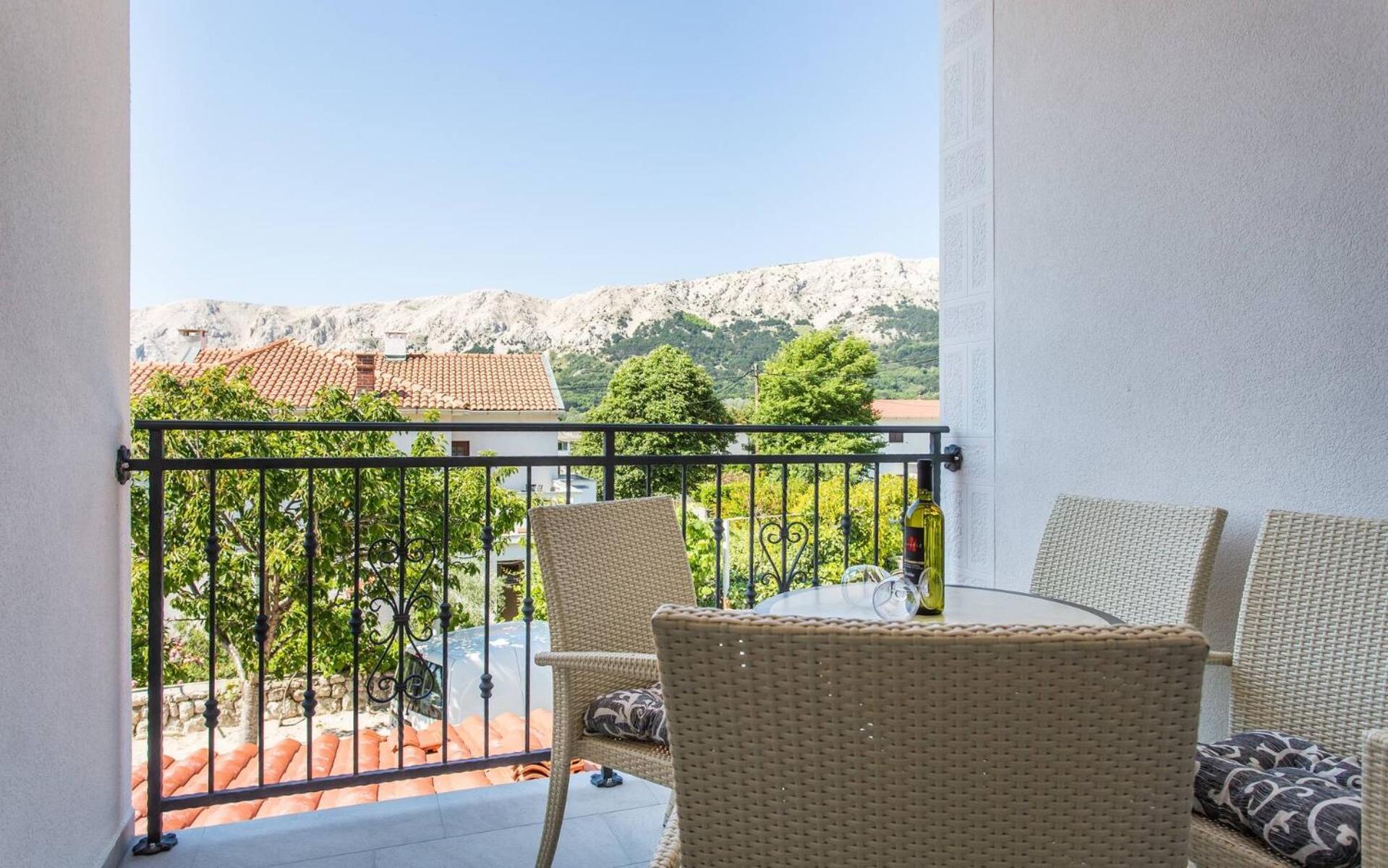 Apartments Bernardeta 1 Baška Eksteriør billede